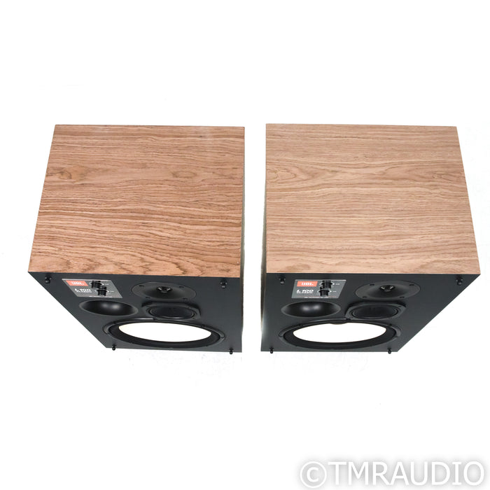 JBL James Lansing L100 Classic Bookshelf Speakers; Walnut Pair with Stands