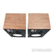 JBL James Lansing L100 Classic Bookshelf Speakers; Walnut Pair with Stands