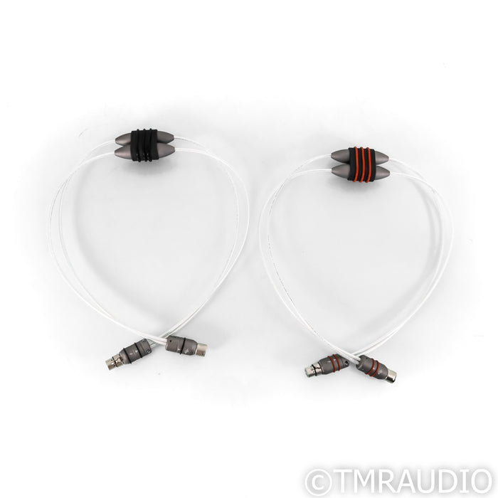 High Fidelity Cables CT-1 XLR Cables; 1m Pair Balanced Interconnects