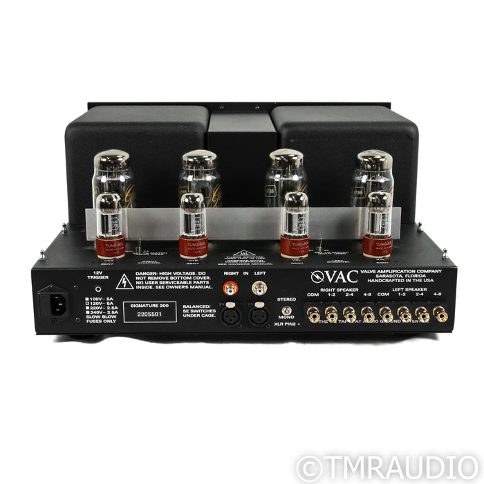 VAC Signature 200 IQ Stereo Tube Power Amplifier