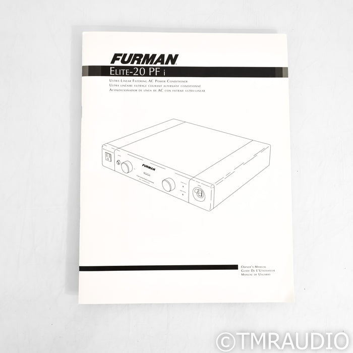 Furman Elite-20 PF i Power Conditioner