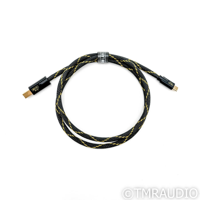 DH Labs Mirage USB Cable; 1m Single Digital Interconnect USB C - USB B