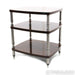 Solidsteel HF Elite Series 3-Shelf Hi-Fi Rack; Ebony Macassar