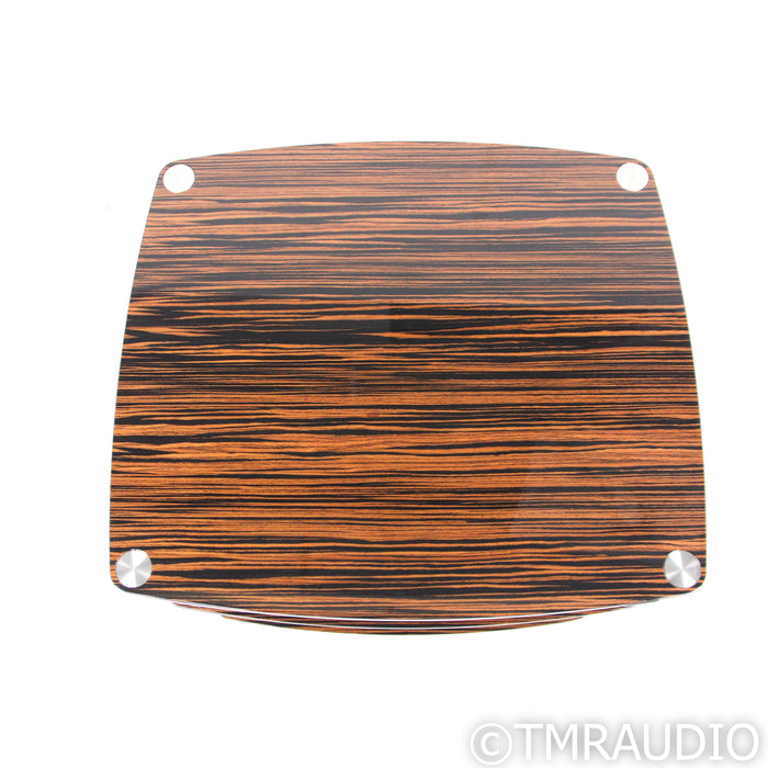 Solidsteel HF Elite Series 3-Shelf Hi-Fi Rack; Ebony Macassar