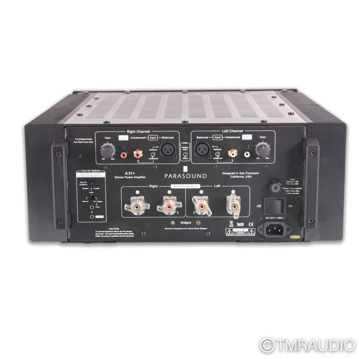Parasound Halo A21+ Stereo Power Amplifier; A 21+