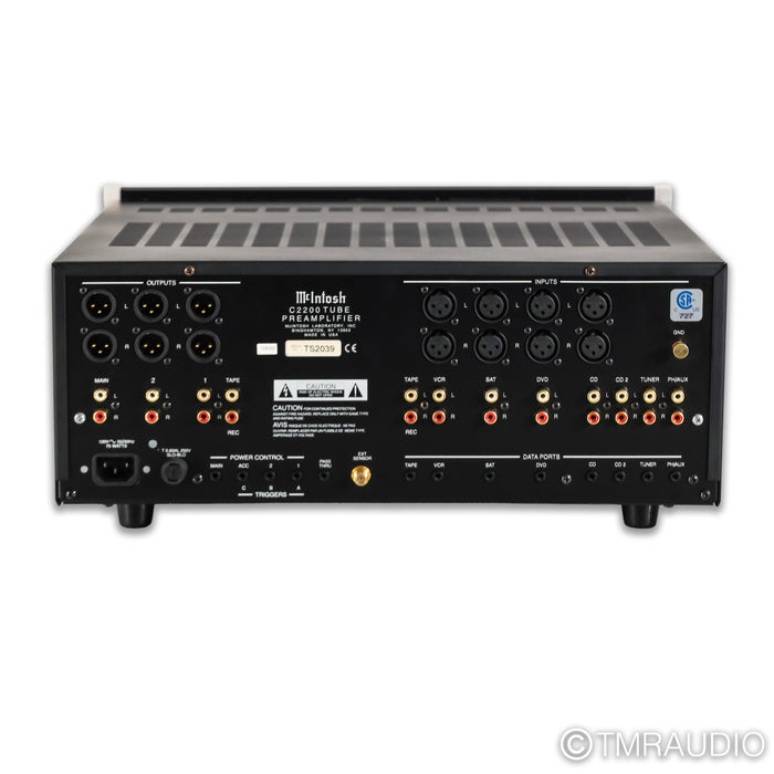 McIntosh C2200 Stereo Tube Preamplifier; MM Phono