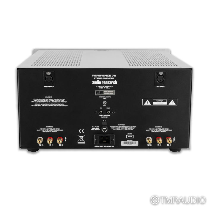 Audio Research Reference 75SE Stereo Tube Power Amplifier