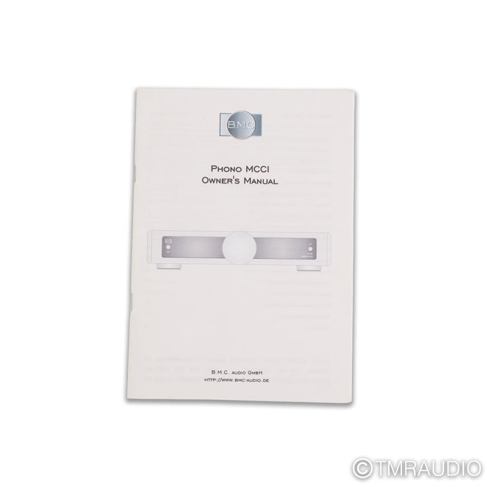 BMC MCCI MC Phono Preamplifier