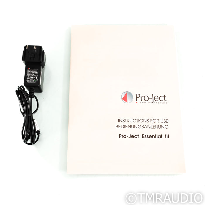 Pro-Ject Essential III Belt Drive Turntable; George Harrison Ed.; Ortofon OM 10