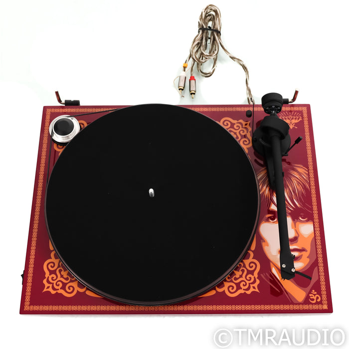 Pro-Ject Essential III Belt Drive Turntable; George Harrison Ed.; Ortofon OM 10