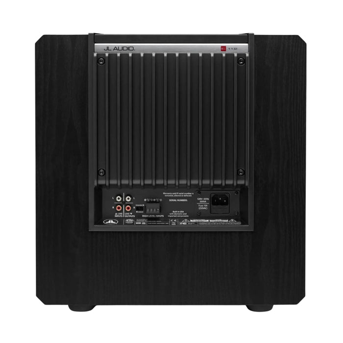 JL Audio Fathom E112 12" Powered Subwoofer; Black Ash (Mint / Unused)