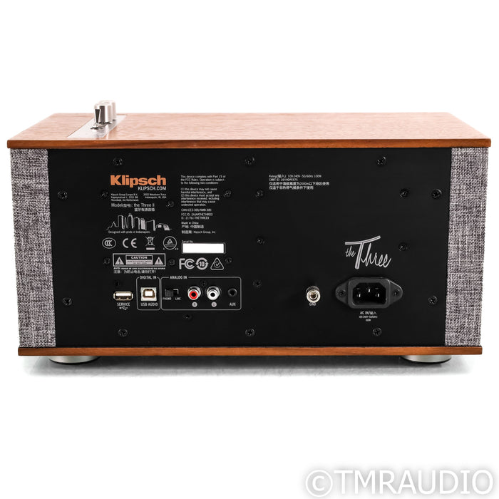 Klipsch The Three II Wireless Bluetooth Speaker; Walnut