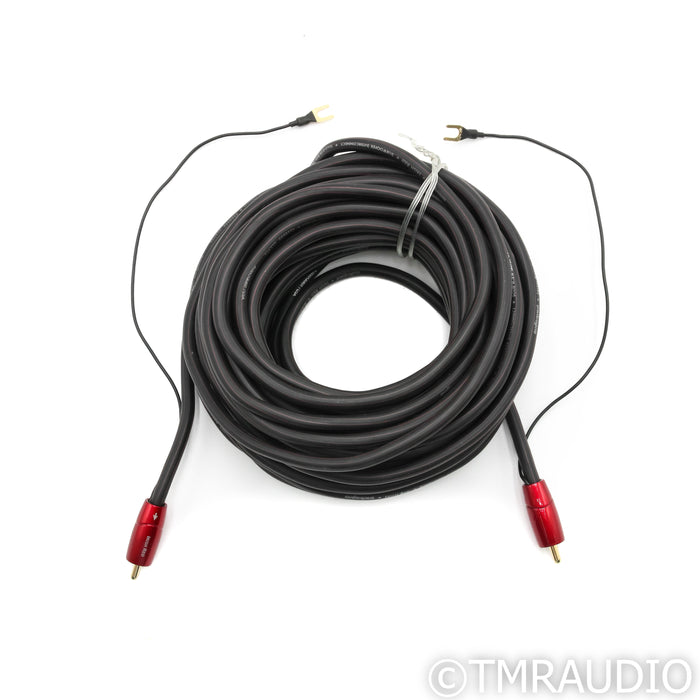 AudioQuest Irish Red Subwoofer RCA Cable; 12m Single Interconnect (Mint / Unused)