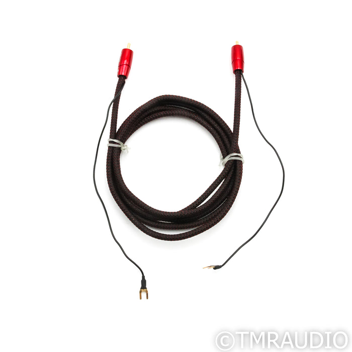 AudioQuest Irish Red Subwoofer Cable; Lot of Two 2m Interconnects