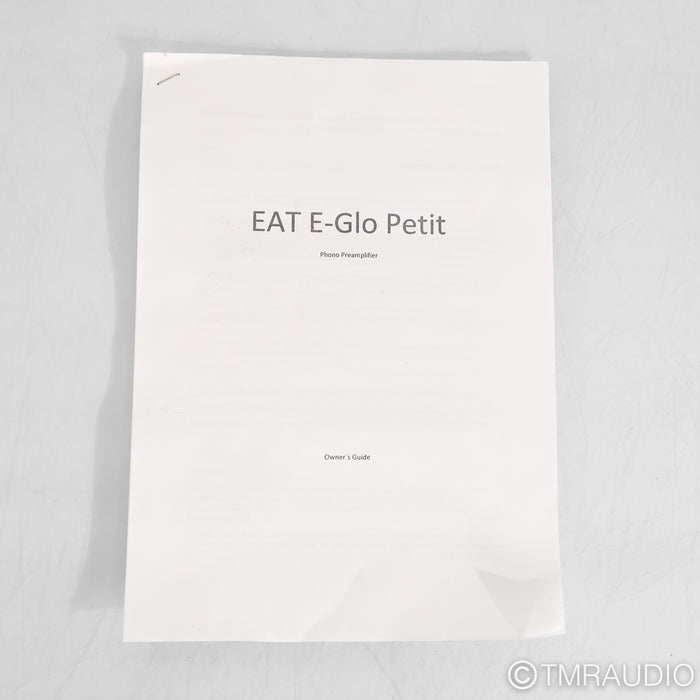 E.A.T. E-Glo Petit Tube MM / MC Phono Preamplifier