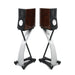 Raidho Acoustics C1.1 Bookshelf Speakers; Burl Walnut Pair w/ Stands