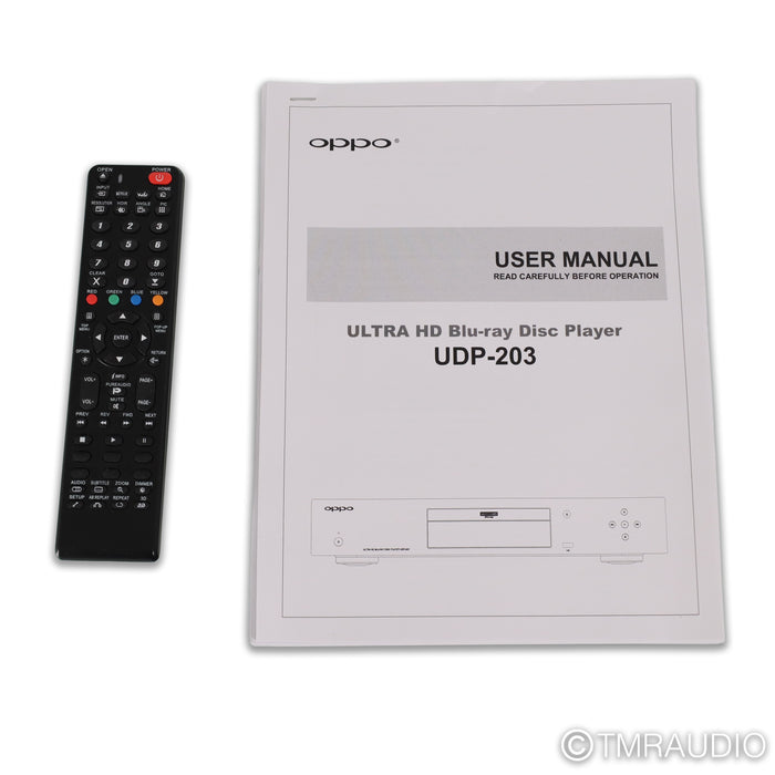 Oppo UDP-203 Universal 4k Blu-ray Player; CD / SACD