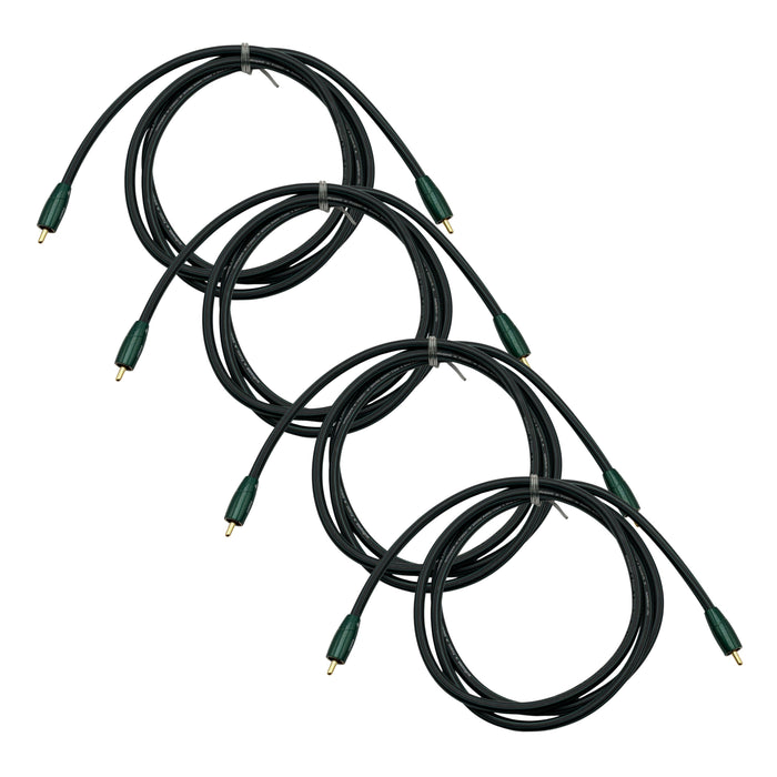 AudioQuest Forest Coax Cable; 1.5m Digital Interconnect; Lot of 4 (Unused)