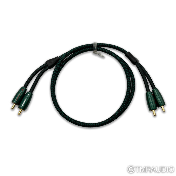 AudioQuest Evergreen RCA Cable; 1m Stereo Interconnect; Lot of 4 (Unused)