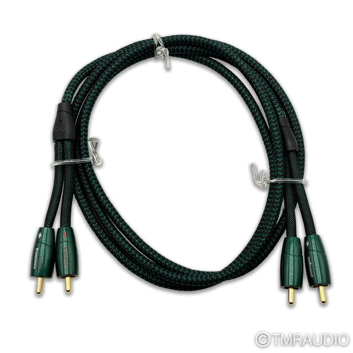 AudioQuest Evergreen RCA Cable; 1.5m Stereo Interconnect; Lot of 5 (Unused)