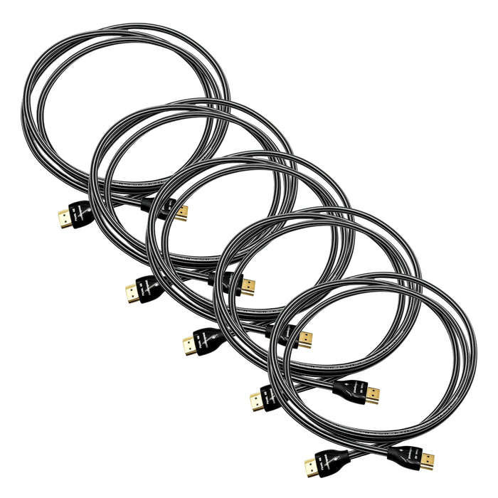 AudioQuest Pearl 48 HDMI Cable; 1.5m Lot of 5 (Unused)