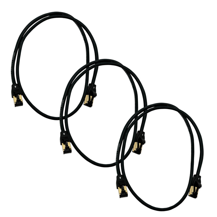 AudioQuest Forest Ethernet Cable; 0.75m Digital Interconnect; Lot of 3 (Unused)