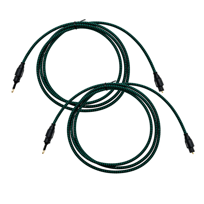 AudioQuest Forest Optical Digital Cable; 1.5m Interconnect; Lot of 2