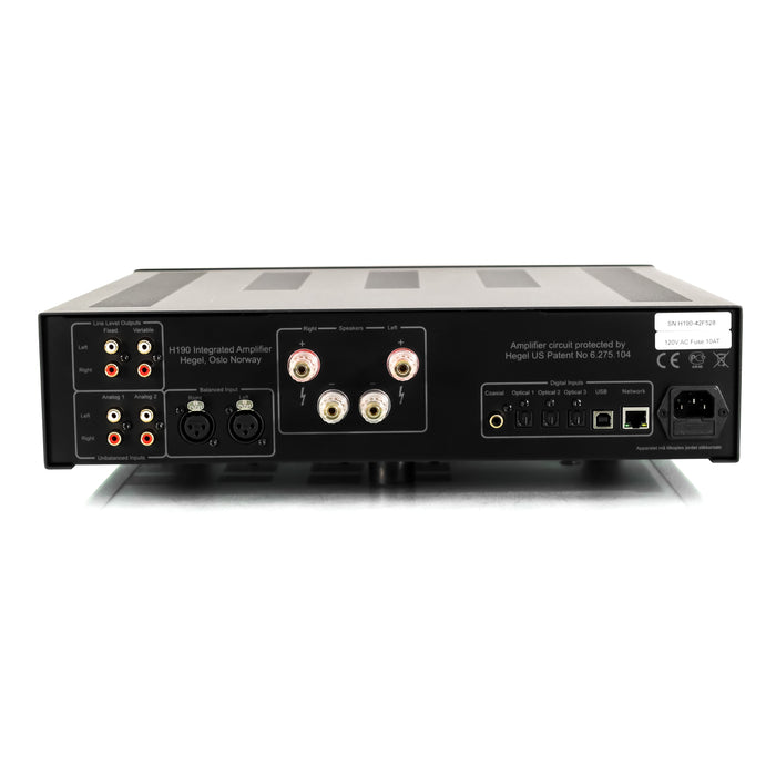 Hegel H190 Stereo Integrated Amplifier; DAC