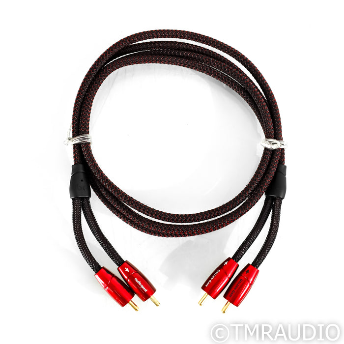 AudioQuest Golden Gate RCA Cable; 1.5m Stereo Interconnect; Lot of 4 (Unused)