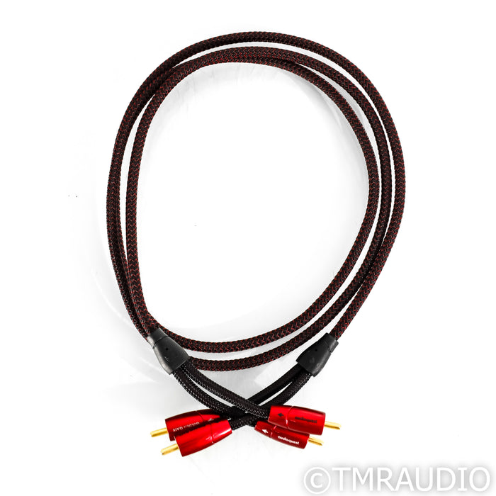 AudioQuest Golden Gate RCA Cable; 2m Stereo Interconnect; Lot of 4 (Unused)