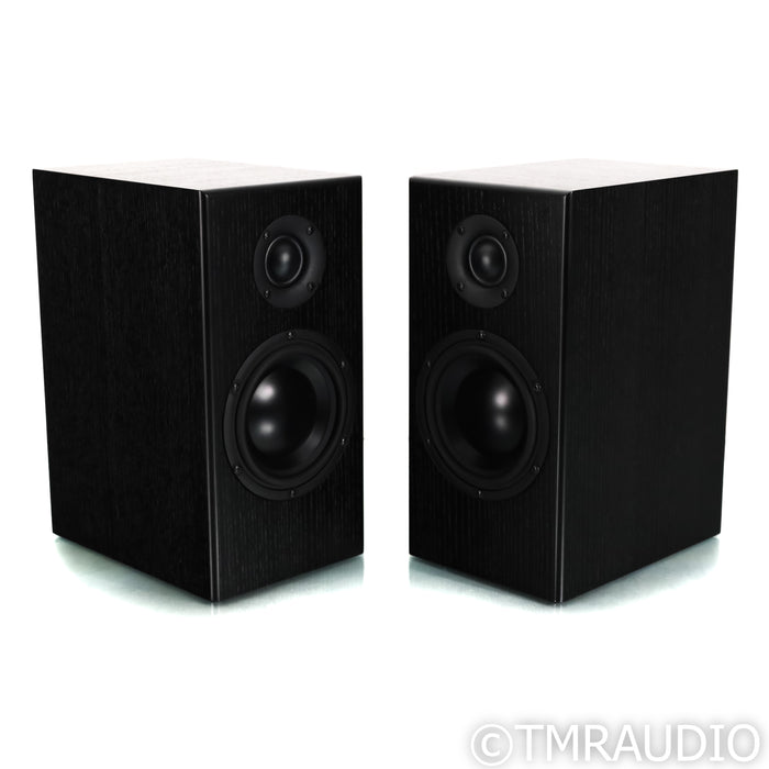 Totem Acoustic Bison Monitor Bookshelf Speakers; Black Ash Pair (Open Box)