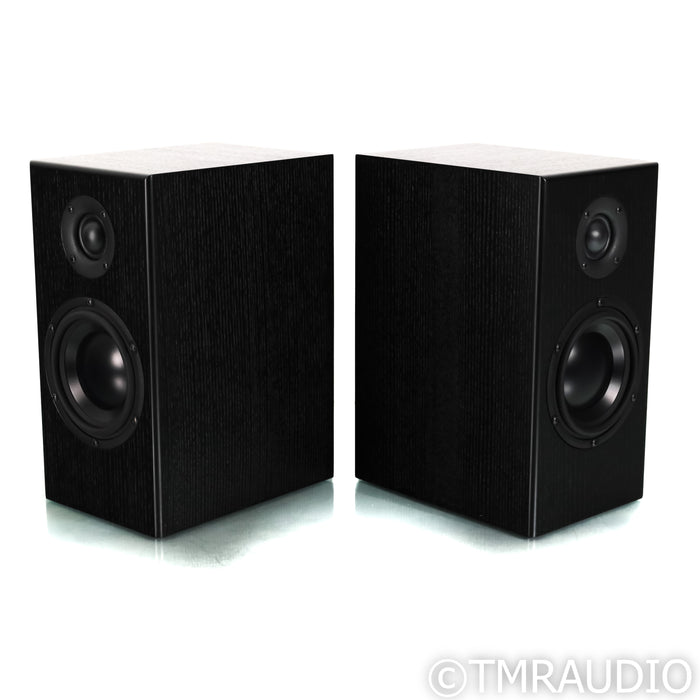 Totem Acoustic Bison Monitor Bookshelf Speakers; Black Ash Pair (Open Box)