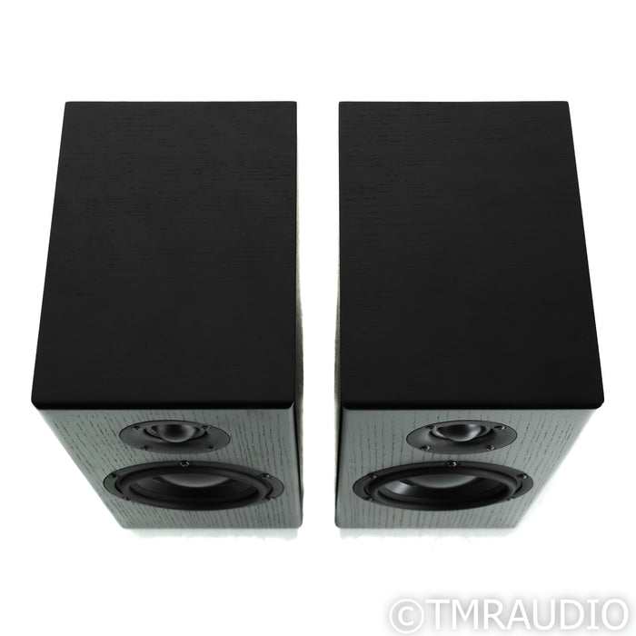 Totem Acoustic Bison Monitor Bookshelf Speakers; Black Ash Pair (Open Box)