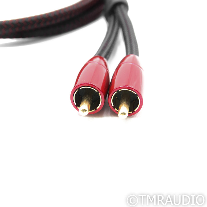 AudioQuest Golden Gate RCA Cable; 1m Stereo 3.5mm - RCA Interconnect; Lot of 2