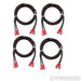 AudioQuest Golden Gate RCA Cable; 2m Stereo Interconnect; Lot of 4 (Unused)