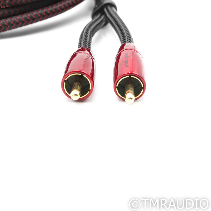 AudioQuest Golden Gate RCA Cable; 2m Stereo Interconnect (Unused)
