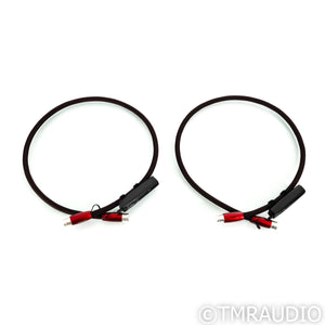 AudioQuest Fire XLR Cables; 1m Pair Balanced Interconnects; 72v DBS