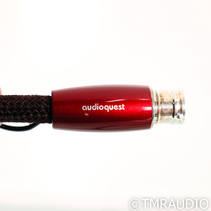 AudioQuest Fire XLR Cables; 1m Pair Balanced Interconnects; 72v DBS