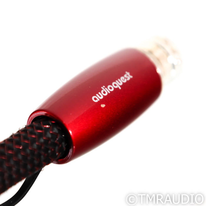 AudioQuest Fire XLR Cables; 1m Pair Balanced Interconnects; 72v DBS