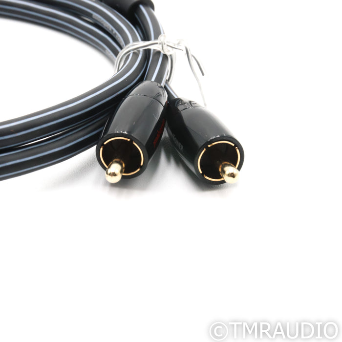AudioQuest Tower RCA Cable; 1m Stereo 3.5mm to RCA Interconnect; Lot of 3