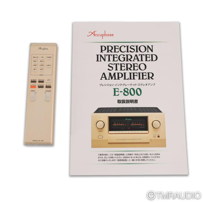 Accuphase E-800 Stereo Integrated Amplifier