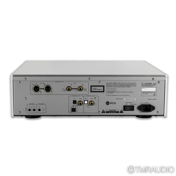 Luxman D-07X CD / SACD Player ; DAC; D/A Converter