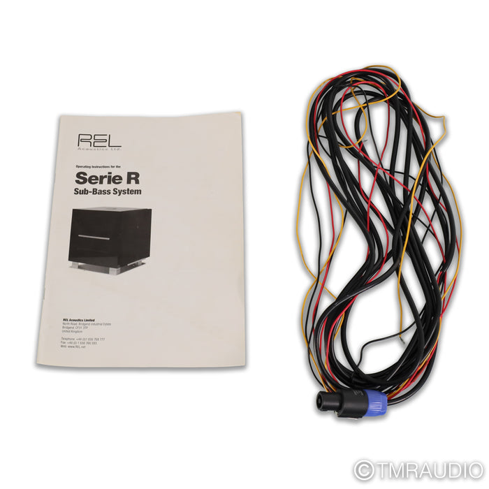 REL Acoustics R328 10" Powered Subwoofer; Gloss Black