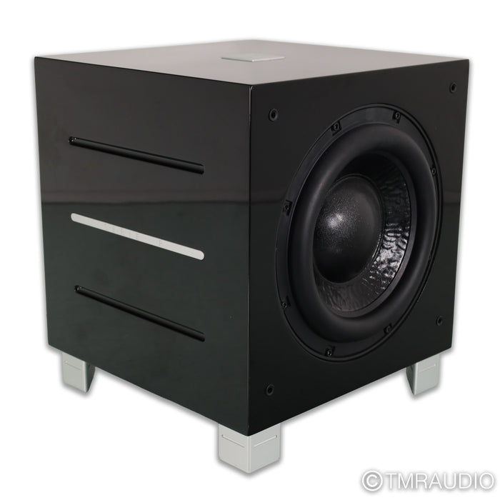 REL Acoustics R328 10" Powered Subwoofer; Gloss Black