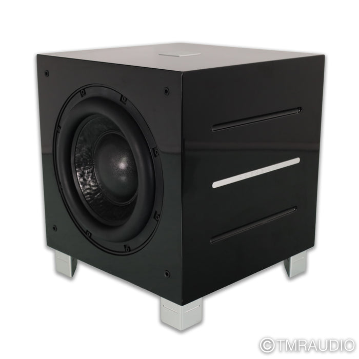 REL Acoustics R328 10" Powered Subwoofer; Gloss Black