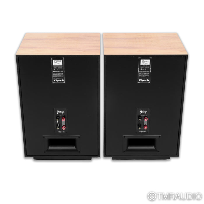 Klipsch Heresy IV Floorstanding Speakers; American Walnut Pair (Low Hours)