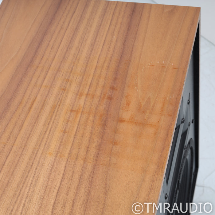 Klipsch Heresy IV Floorstanding Speakers; American Walnut Pair (Low Hours)