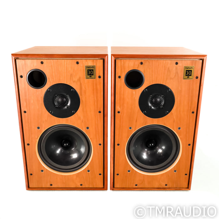 Harbeth 30.1 35th Anniversary Edition Bookshelf Speakers; Cherry Pair
