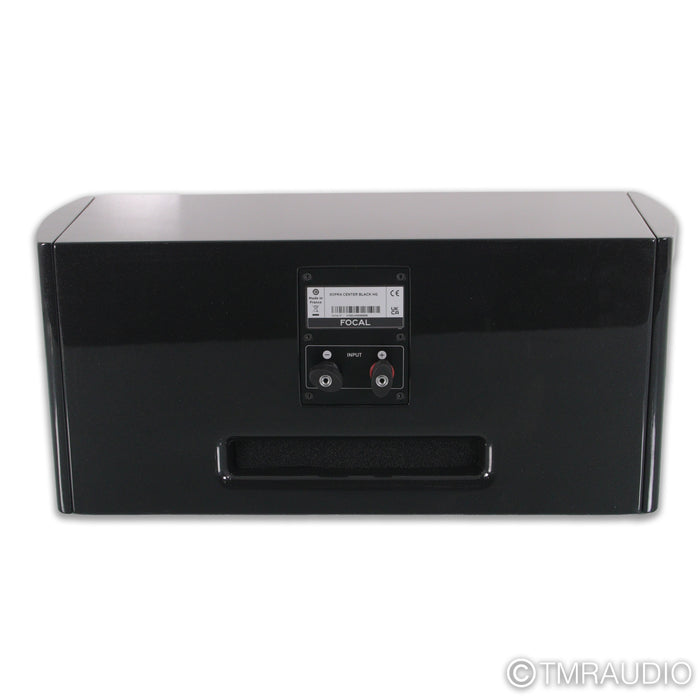 Focal Sopra Center Channel Speaker; Black Gloss (No Grills)
