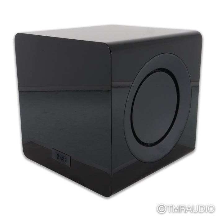 KEF KC92 Dual 9" Powered Subwoofer; Black Gloss